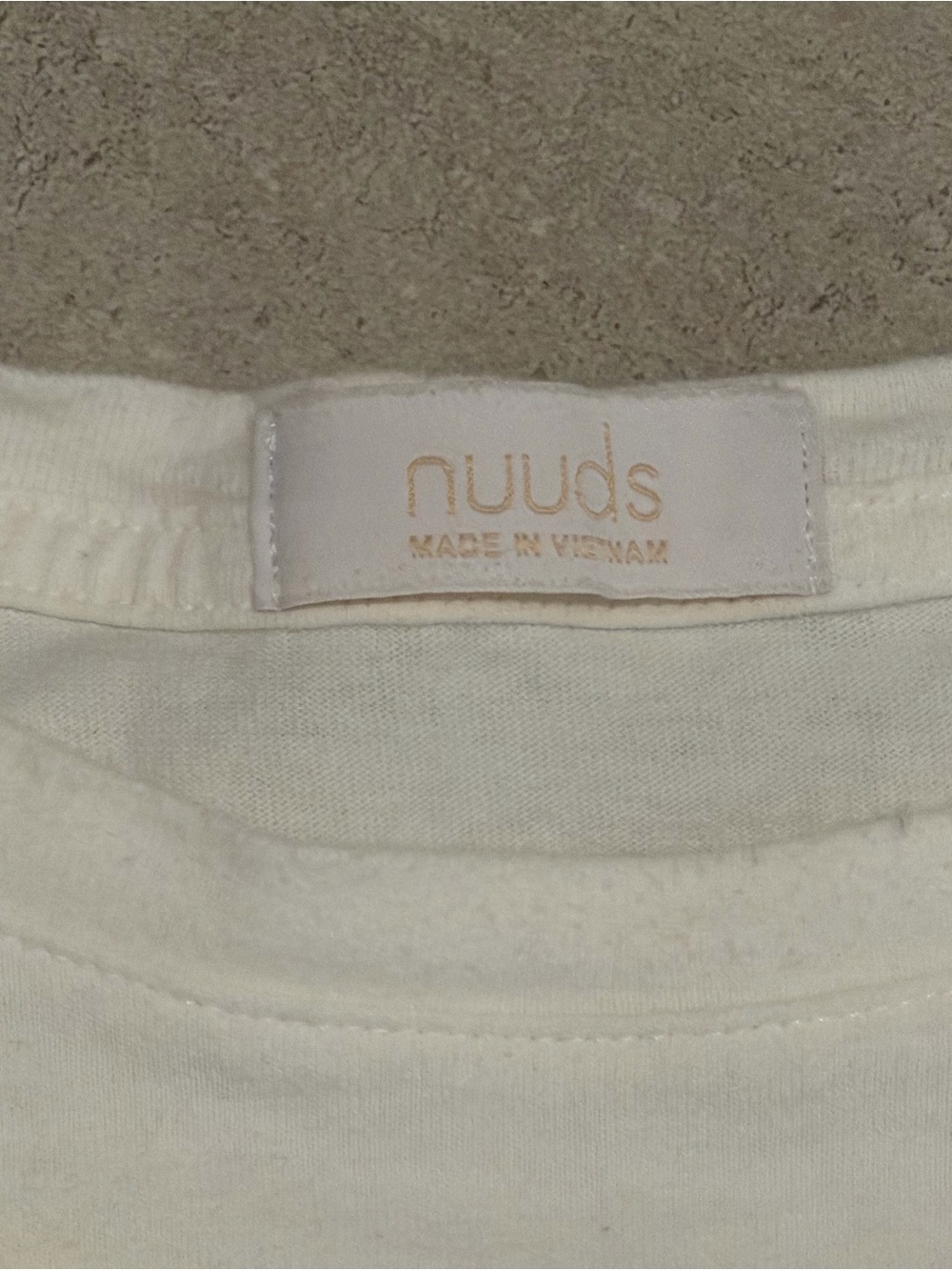 Nuuds Everyday Classic White Short-Sleeve Tee - Picture 2 of 3